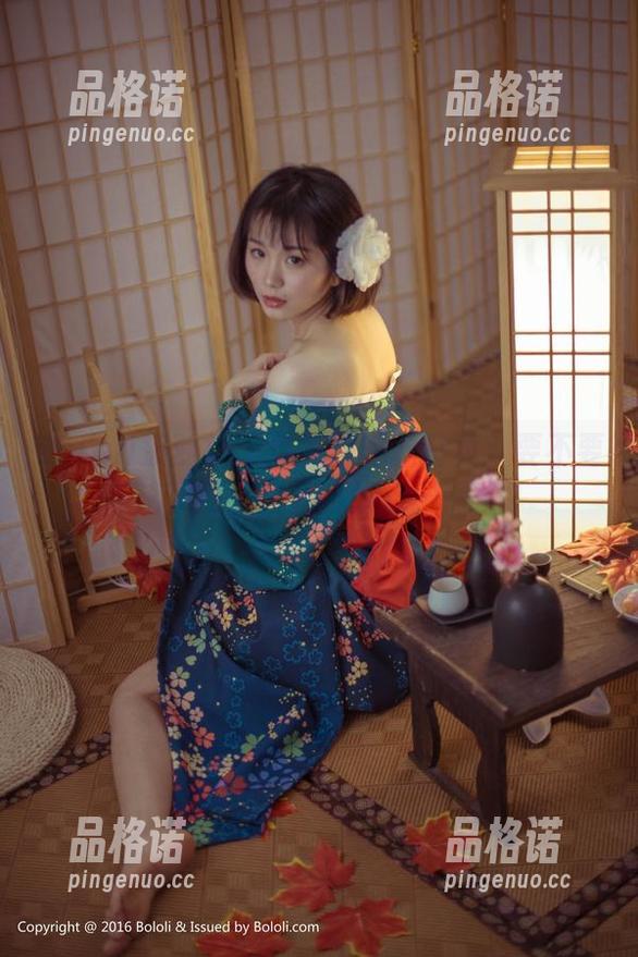 BoLoli菠萝社 - 夏美酱黑丝写真：要不要在这资源上投资标准包子一份？