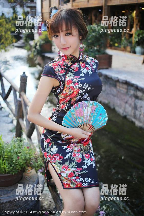 美媛馆 - 名媛风范！胡润曦的旗袍图集，下载吧，别害羞！