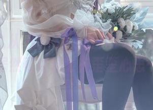 这位阿九从不咕咕(九言)的女仆写真，原图居然可以这么有歪歪心思……